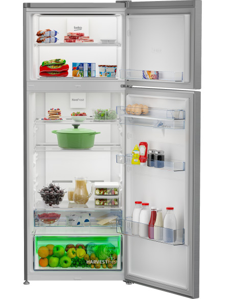 Beko RDNE455E40DSN Libera installazione 406 L E Argento