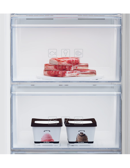 Beko RFNM200T40WN Congelatore verticale Libera installazione 177 L E Bianco