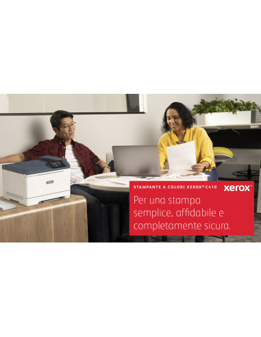 Xerox C410 A4 40 ppm Stampante fronte/retro PS3 PCL5e/6 2 vassoi 251 fogli