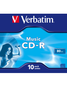 Verbatim Music CD-R 700 MB 16x 10 pz 2
