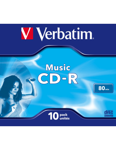 Verbatim Music CD-R 700 MB 16x 10 pz