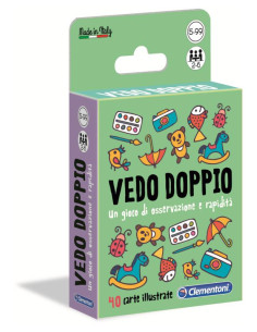 Clementoni Carte Gioco Vedo Doppio