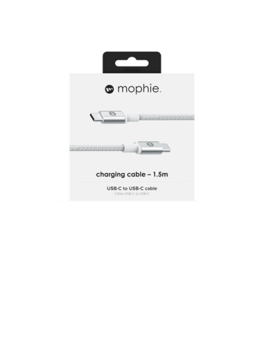 mophie 409903203 cavo USB USB 3.2 Gen 1 (3.1 Gen 1) 1,5 m USB C Bianco