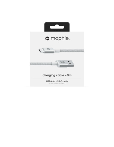 mophie 409903207 cavo USB 3 m Mini-USB A USB C Bianco