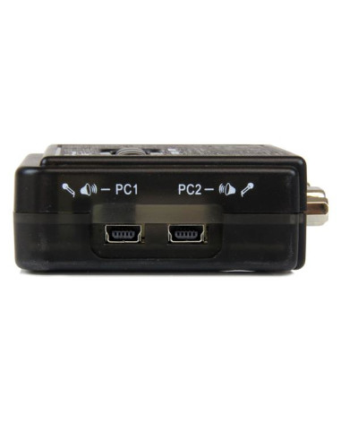 StarTech.com Switch KVM a 2 porte VGA USB con audio e cavi - Commutatore VGA USB a doppia porta