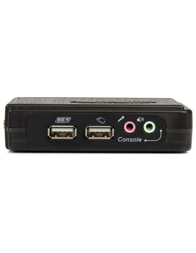 StarTech.com Switch KVM a 2 porte VGA USB con audio e cavi - Commutatore VGA USB a doppia porta