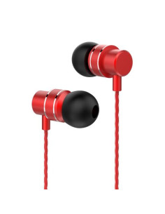 AURICOLARI CON MICROFONO LENOVO METAL EARBUDS RED