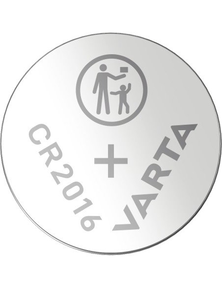 Varta LITHIUM Coin CR2016 (Batteria a bottone, 3V) Blister da 2