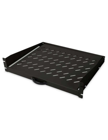 ARMADIO RACK RIPIANO 367MM 19 NERO ESTRAIBILE 2U MONTANTI FRONTALI DGT
