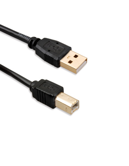 Vultech US21302 cavo USB USB 2.0 1,8 m USB A USB B Nero