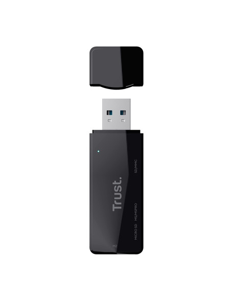 Trust NANGA lettore di schede USB 3.2 Gen 1 (3.1 Gen 1) Type-A Nero