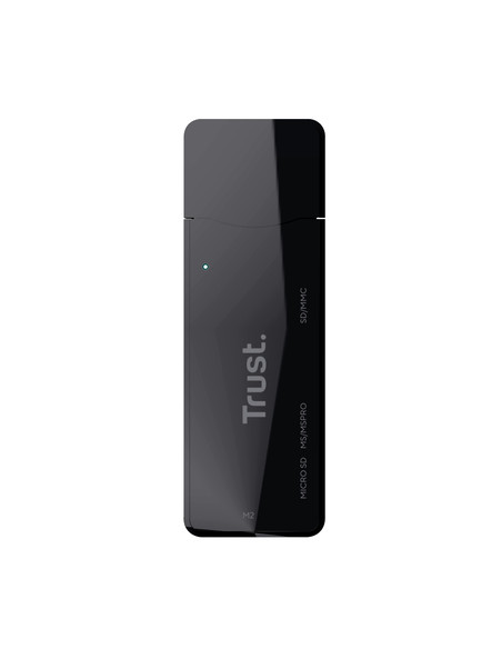 Trust NANGA lettore di schede USB 3.2 Gen 1 (3.1 Gen 1) Type-A Nero
