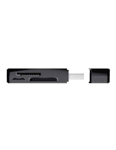 Trust NANGA lettore di schede USB 3.2 Gen 1 (3.1 Gen 1) Type-A Nero