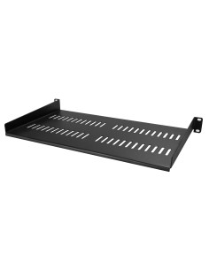 StarTech.com Ripiano Rack 19" 2U - Mensola Universale ventilata per rack e armadi di Rete da 19 pollici - Scaffale in Acciaio re