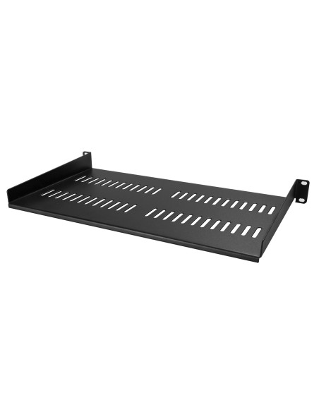 StarTech.com Ripiano Rack 19" 2U - Mensola Universale ventilata per rack e armadi di Rete da 19 pollici - Scaffale in Acciaio re