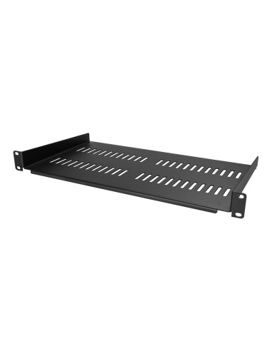 StarTech.com Ripiano Rack 19" 2U - Mensola Universale ventilata per rack e armadi di Rete da 19 pollici - Scaffale in Acciaio re
