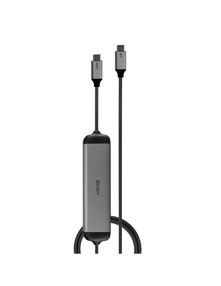 Lindy 43326 replicatore di porte e docking station per laptop Cablato USB 3.2 Gen 1 (3.1 Gen 1) Type-C Nero, Grigio