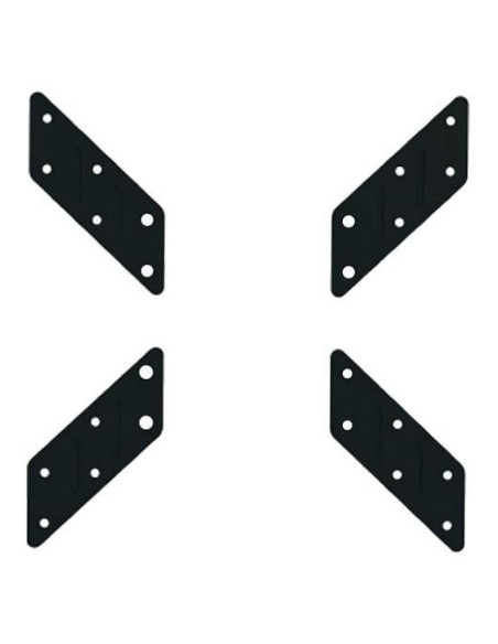 Techly Adattatore Universale per Supporto VESA da 200x200 a 400x400 Nero (ICA-LCD G11A)