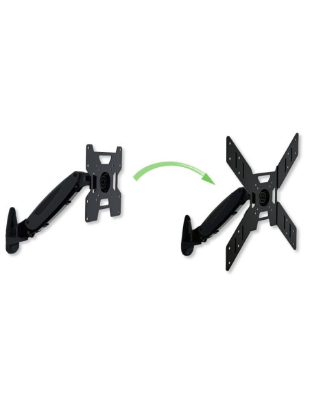 Techly Adattatore Universale per Supporto VESA da 200x200 a 400x400 Nero (ICA-LCD G11A)