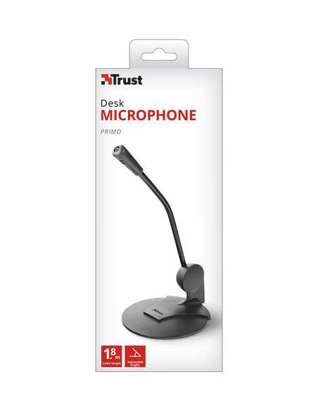 Trust 21674 microfono Nero Microfono per PC
