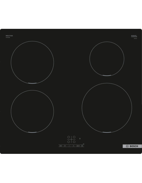 Bosch Serie 4 PUE611BB5J Piano cottura a induzione 60 cm Nero, senza profili