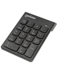 Manhattan 178846 tastierino numerico Laptop/PC RF Wireless Nero