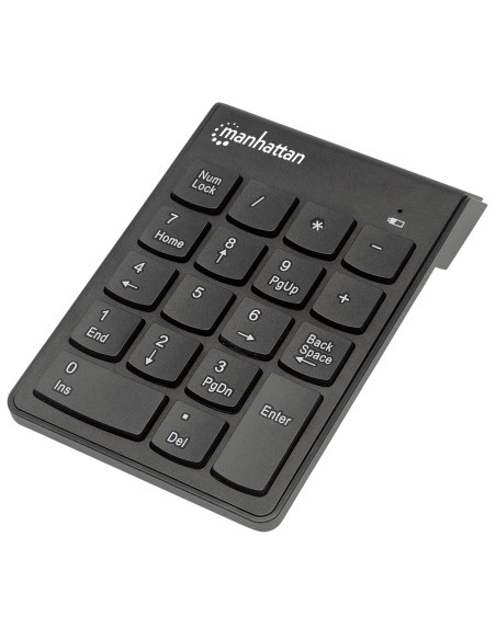 Manhattan 178846 tastierino numerico Laptop/PC RF Wireless Nero
