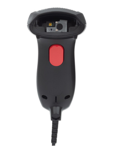 Manhattan 179775 lettore di codici a barre Lettore di codici a barre portatile 1D/2D CCD Nero