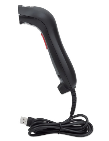 Manhattan 179775 lettore di codici a barre Lettore di codici a barre portatile 1D/2D CCD Nero