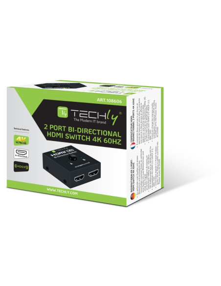 Techly IDATA-HDMI-22BI2