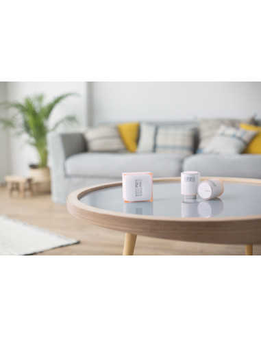 Netatmo Kit Termostato intelligente + 3 Valvole Termostatiche Intelligenti Aggiuntivi per Termosifoni