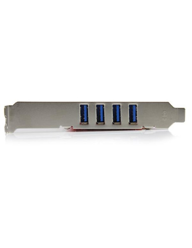 StarTech.com Scheda Pci con 4 porte USB 3.0 (5Gbps) SuperSpeed con alimentazione SATA/SP4