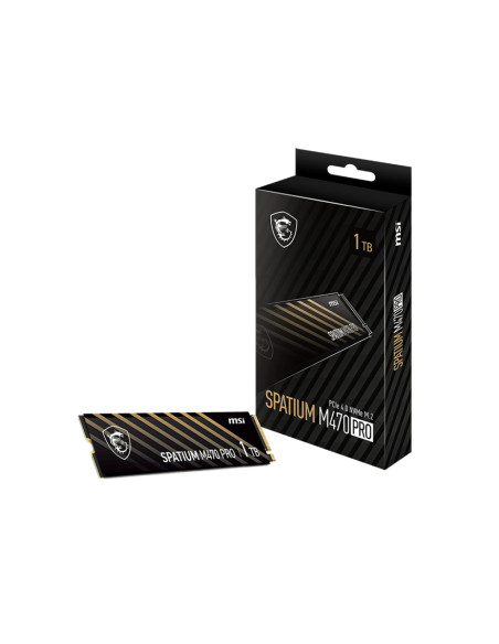 MSI SPATIUM M470 PRO PCIe 4.0 NVMe M.2 2 TB PCI Express 4.0 3D NAND