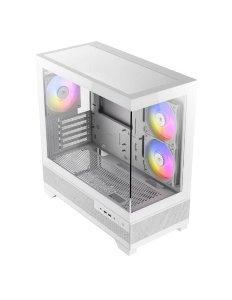 Antec CX500M ARGB White Case Mini Tower No-Power mATX/Mini-ITX Nero