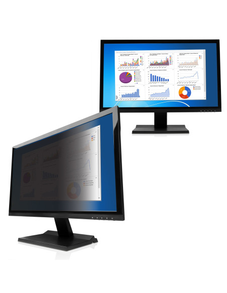 V7 PS24.0W9A2-2E schermo anti-riflesso 61 cm (24") Monitor Filtro per la privacy senza bordi per display