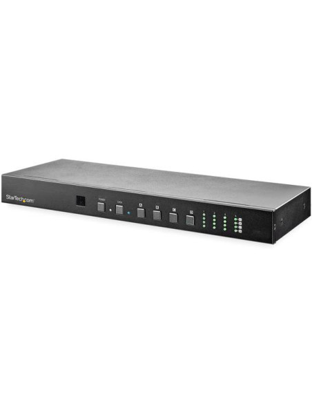 StarTech.com Matrice Switch HDMI 4x4 con controllo Audio e Ethernet - Switch Video HDMI 4K 60Hz - Splitter HDMI 2.0 montabile a 