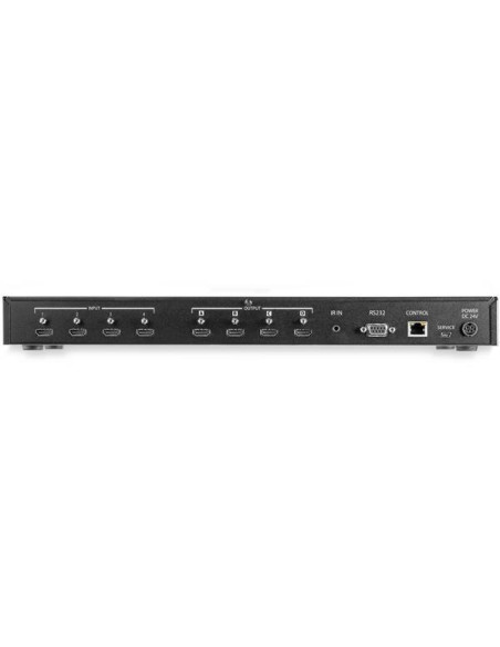 StarTech.com Matrice Switch HDMI 4x4 con controllo Audio e Ethernet - Switch Video HDMI 4K 60Hz - Splitter HDMI 2.0 montabile a 