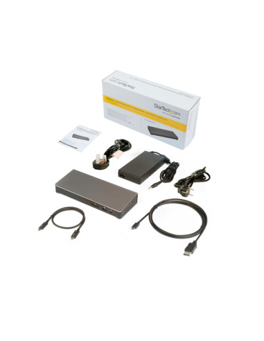 StarTech.com Dock Thunderbolt 3 con lettore SD per doppio schermo - Dual 4K @ 60hz - 6x porte USB 3.0