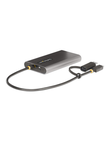StarTech.com Adattatore da USB-C a HDMI - Convertitore da USB tipo C o A a 2x HDMI per laptop - 4K 60Hz 100W Power Delivery Pass