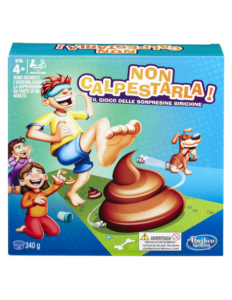Hasbro Gaming Non Calpestarla!, gioco in scatola, da 4 anni in su, per 1 o più giocatori