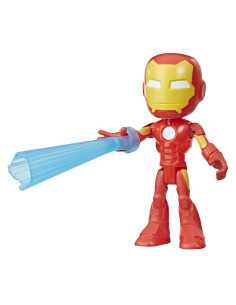 Marvel Spidey e I Suoi Fantastici Amici, Iron Man, action figure da 10 cm, giocattolo per età prescolare con accessorio, dai 3 