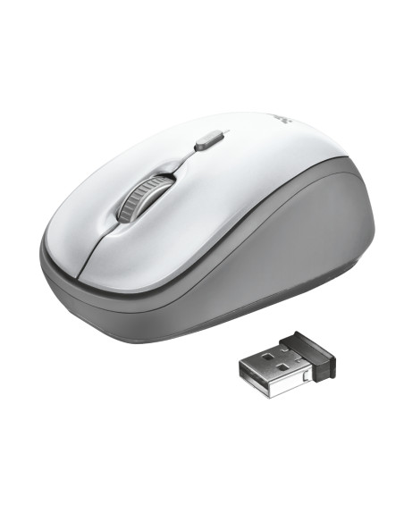 Trust Yvi mouse Ufficio Ambidestro RF Wireless Ottico 1600 DPI