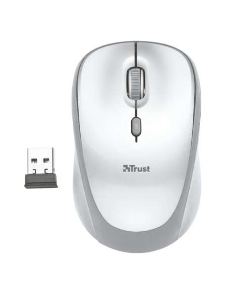 Trust Yvi mouse Ufficio Ambidestro RF Wireless Ottico 1600 DPI