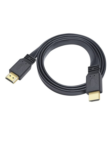 Techly Cavo HDMI 2.0 High Speed con Ethernet A/A M/M Piatto 0.5m