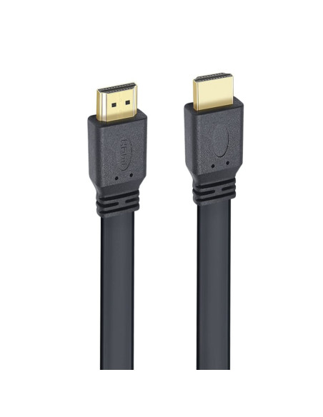 Techly Cavo HDMI 2.0 High Speed con Ethernet A/A M/M Piatto 0.5m