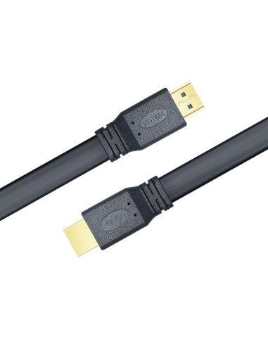 Techly Cavo HDMI 2.0 High Speed con Ethernet A/A M/M Piatto 0.5m