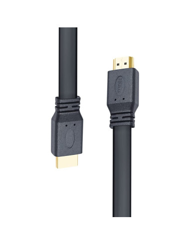 Techly Cavo HDMI 2.0 High Speed con Ethernet A/A M/M Piatto 0.5m