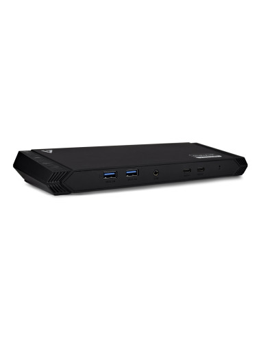 V7 DOCKUSBC replicatore di porte e docking station per laptop USB 3.2 Gen 1 (3.1 Gen 1) Type-A Nero