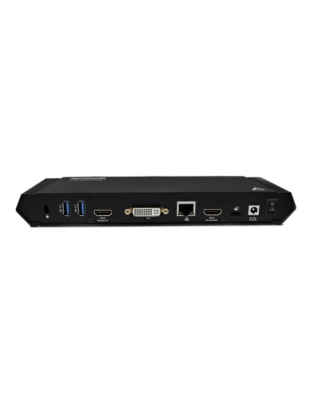 V7 DOCKUSBC replicatore di porte e docking station per laptop USB 3.2 Gen 1 (3.1 Gen 1) Type-A Nero