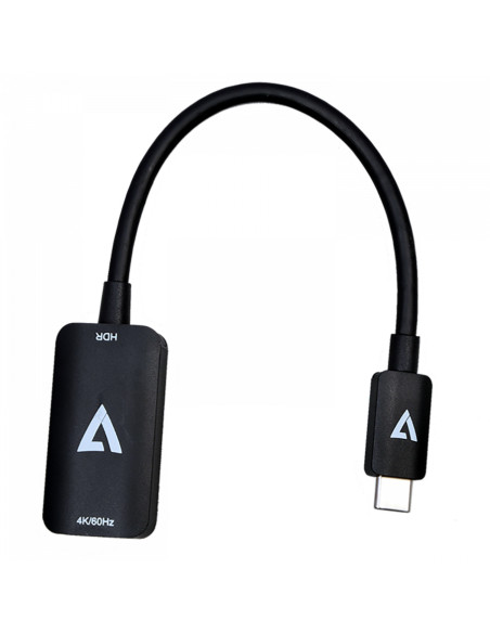 V7 V7USBCHDMI4K60HZ cavo e adattatore video HDMI tipo A (Standard) USB tipo-C Nero